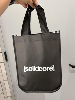 Goodie bag for their grand opening