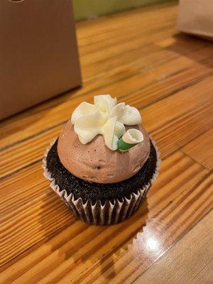 Mocha cupcake, too sweet