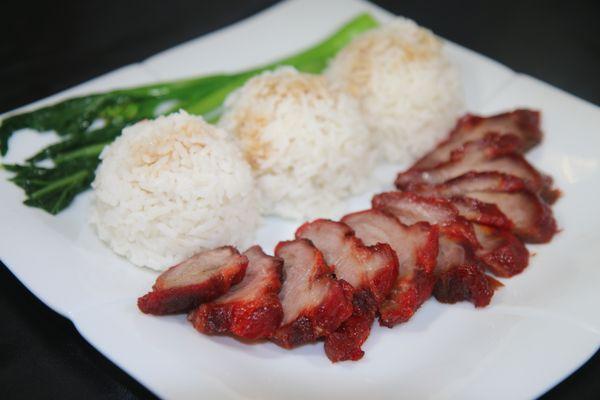 Char Siu Rice Plate Special- $6.99