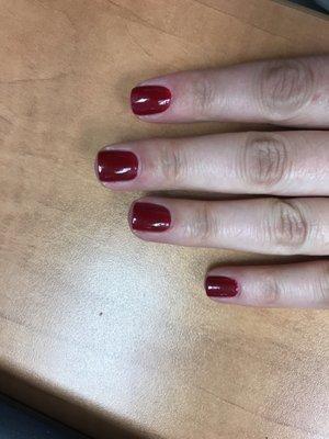 Polish manicure