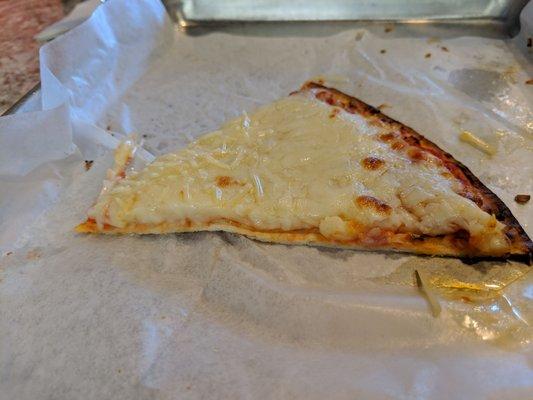 Cheese flat bread pizza