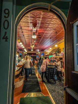 Lots of smiles happen through this doorway