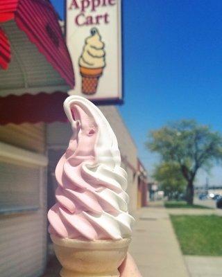 strawberry twister cone my favorite