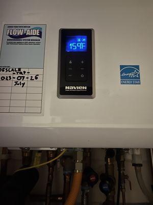 Hot water temps