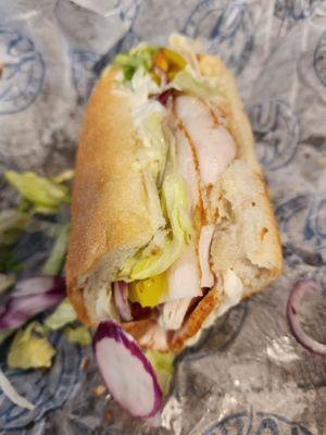 Half turkey club