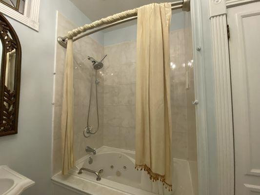 Bathroom with Jacuzzi Tub/Shower combo