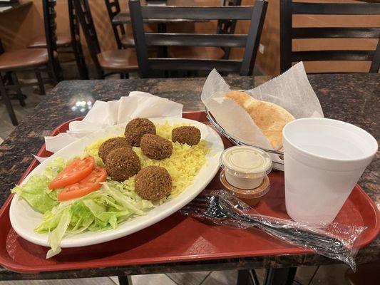 Falafel plate