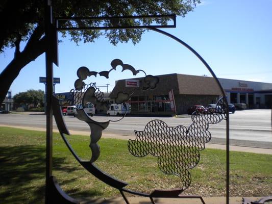 RAINMAKER by Ben Woitena. _Part of Abilene's Outdoor Sculpture Exhibition