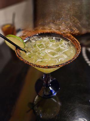 Spicy cucumber margarita