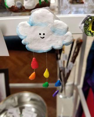 Adorable little cloud ornament at Gallery Boom.