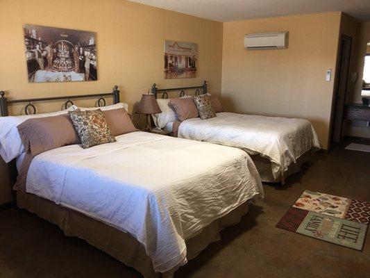 Double Queen room, King rooms also available