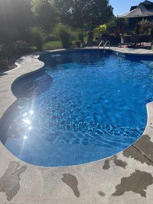 My pool from Artistic Pools