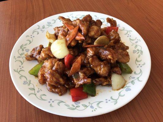 Hot&Sour pork with garlic