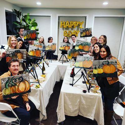 Thanksgiving paint party