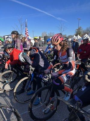 Lined up to race U23 at CX Nationals