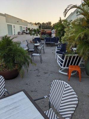 Outside seating at Riptide Brewing, Bonita Springs