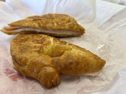 Ham & Cheese on Croissant