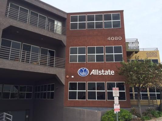 Welcome to Allstate! This is the front of the building where we are located. Come on in!