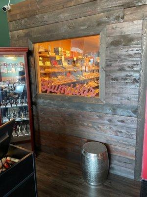 The humidor at Tooth and Nail!