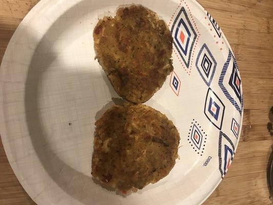 Kind of a crab patty