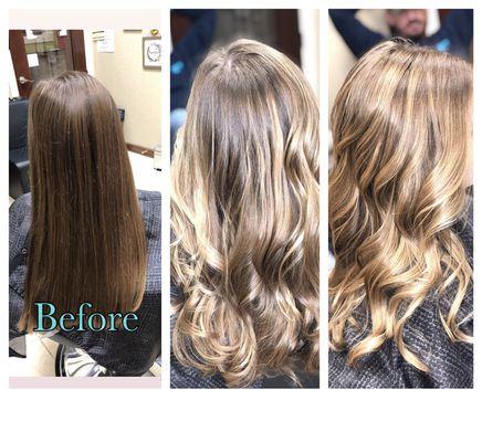 Balayage ombre