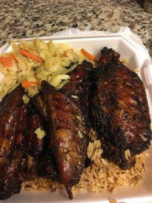 Jerk turkey wings