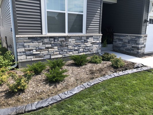 Stone curb to match