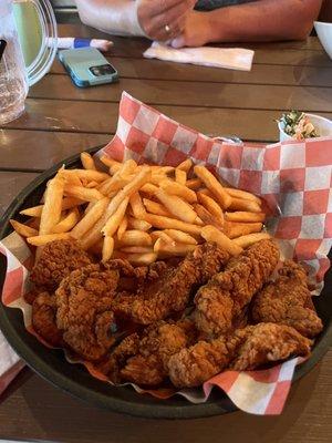 Chicken tender basket