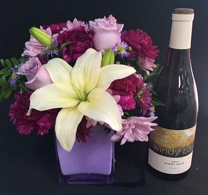 Windybay wine and flowers