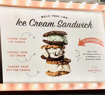 Build your own Ice Cream Sandwich