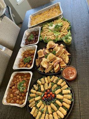 Super Bowl feast