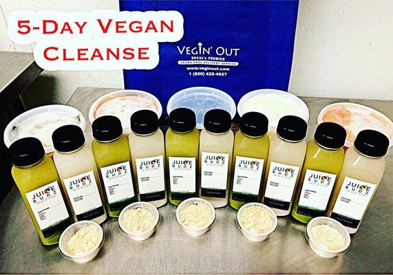 5-Day Vegan Soup & Juice Cleanse - a collaboration with an internal meds doctor and certified wellness practitioner from USC Keck Hospital