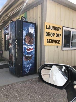 The sign says it all!  What a great service and convenience during a road trip!