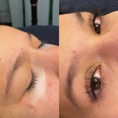 Classic eyelash extensions