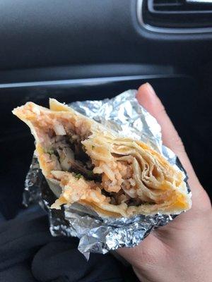 Carne asada burrito