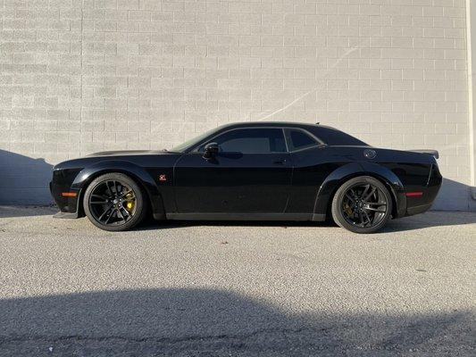 2020 Challenger (widebody) lowered by the amazing Auto Talent