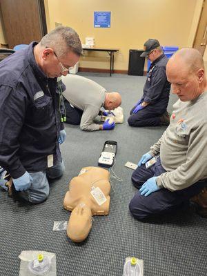 Our CPR-AED-First Aid courses are taught by knowledgable EMTs and Paramedics with decades of real-world experience!