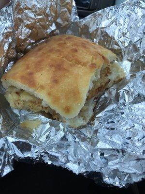 Tenderloin biscuit. Looks good!