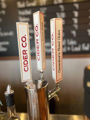 Ciders on tap