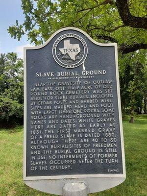 Round Rock cemetery