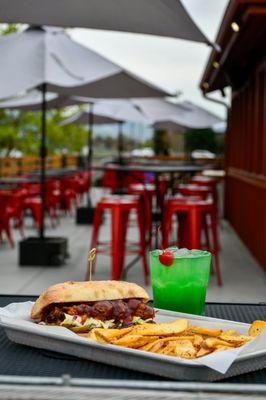 Dog-friendly patio dining!