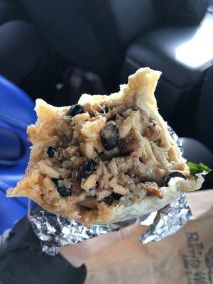 carne asada burrito