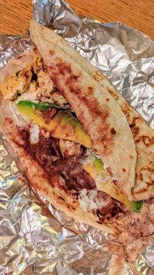 Baleada huevo con Chorizo | Instagram: @telephonesmoothie