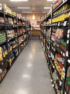 Aisles and aisles of ingredients