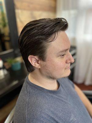 Classic mens haircut by Kelly Rae