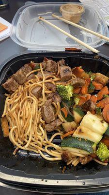 Lunch special Bento steak