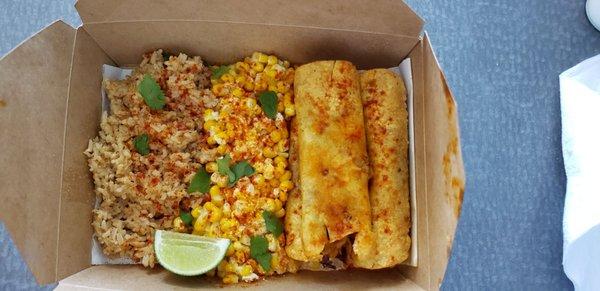 Piggy in Seoul subbed with wild rice & Mexican street corn