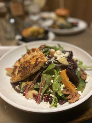 Harvest Salad with Salmon