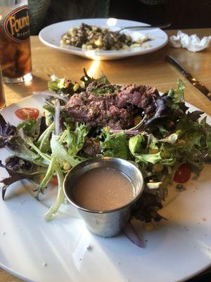 Black and blue salad (beef tenderloin) YUM! Medium Rare!