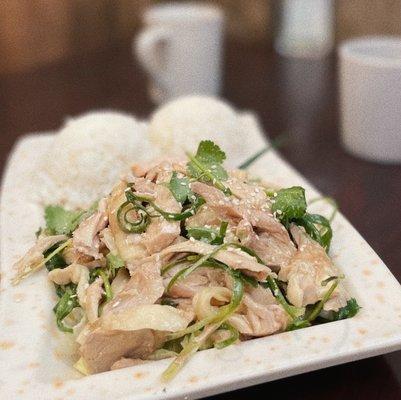 Shredded Chicken Salad @lesminaddio